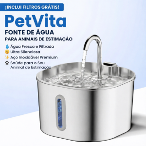 PetVita: Fonte de Água de Filtragem Avançada