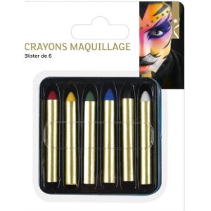 6 lápis de maquilhagem