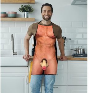Avental humorístico sexy