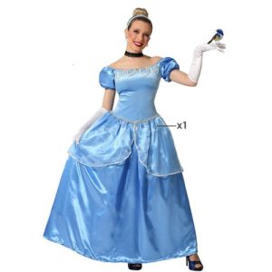 Fato de princesa azul