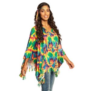 Fato hippie poncho