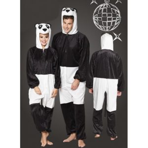Fato de panda de luxo