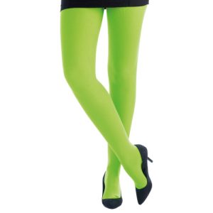 Collants verdes fluorescentes